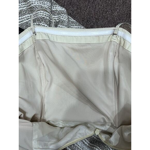 Tracy Reese Leather Trim Lace‎ & Tweed A-Line Dress With Pockets Size 6 - Picture 8 of 15